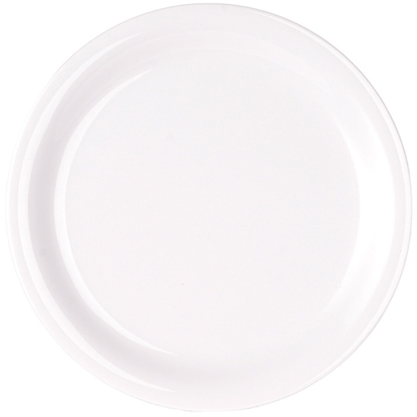 Thunder Group メラミン食器 リムプレート 16.5cm CR106W ホワイト