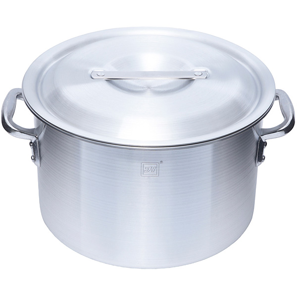 Thunder Group lH対応 アルミ寸胴 Thunder Group IH対応アルミ半寸胴鍋 目盛付 IALHZND039 39cm - 調理