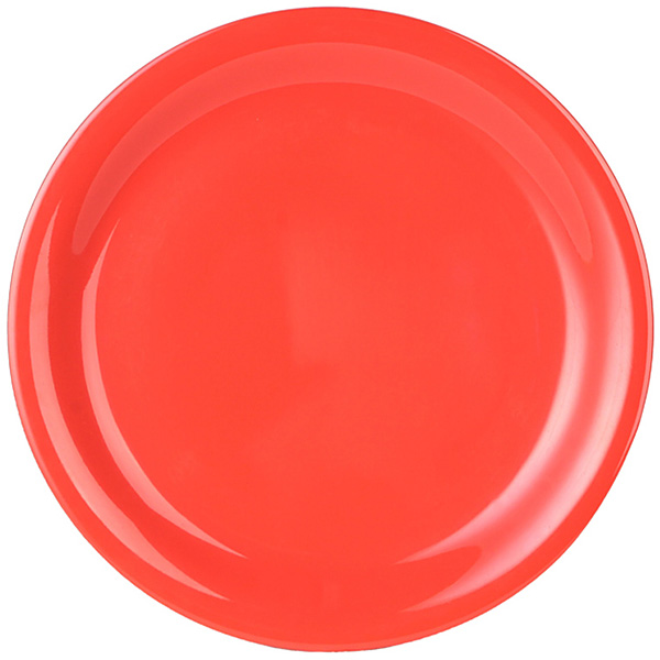 Thunder Group メラミン食器 リムプレート 23cm CR109RD オレンジ