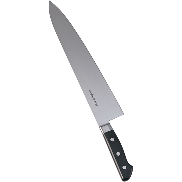 堺孝行 日本鋼 ツバ付 牛刀 33cm - 調理器具のSHOKUBI