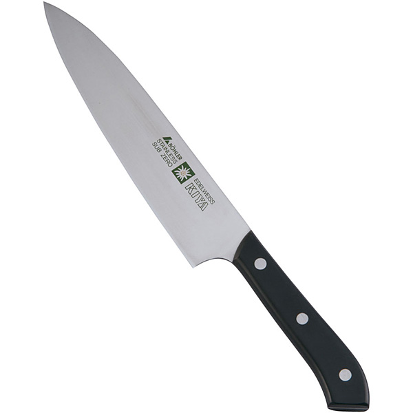 EDELWEISS 牛刀 No 25 200mm ニューエーデルワイス No.180 シリーズ 牛刀 両刃 18cm - 調理器具の