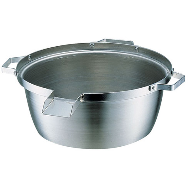 アルミ製 湯で釜 遠藤商事 SA アルミ そばゆで釜 - 調理器具のSHOKUBI