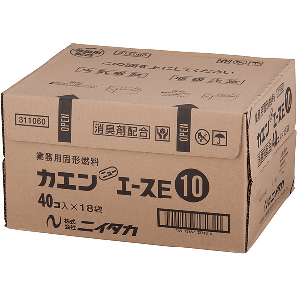 ニイタカ 固形燃料 カエンニューエースE 25g(40個×10袋) - 調理器具の 
