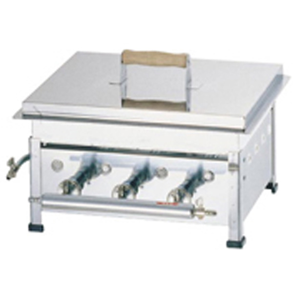 荒木金属製作所 ガス 餃子焼器 シングル No.15 都市ガス - 調理器具の