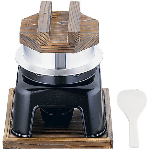 遠藤商事 SA てん火 釜めしセット 一合炊 - 調理器具のSHOKUBI