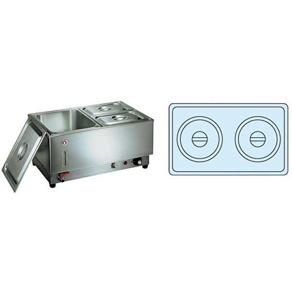 本間製作所 電気 フードウォーマー 1/1 ヨコ型 KU-111Y - 調理器具の