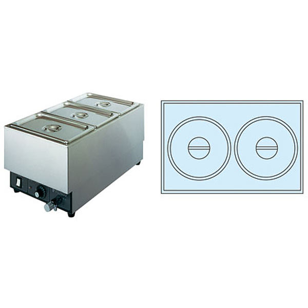 フジマック 電気 フードウォーマー タテ型 FFW3454 Gタイプ - 調理器具