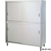 スギコ 食器棚 両面式 奥行900mm SS-ST-189W 幅1,800mm - 調理器具の