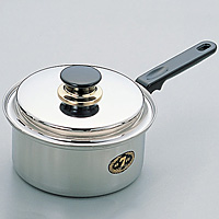 サバティーニ 片手鍋 電磁対応 φ19cm - 調理器具のSHOKUBI