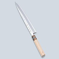 田中野夫　柳刃包丁　青鋼　杉光　尺一（36㎝） 田中野夫様専用 柳刃包丁 青鋼 杉光 尺一（36㎝） - メルカリ