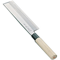 正本和庖丁 本霞玉白鋼 角型薄刃庖丁 KS0824 24cm - 調理器具のSHOKUBI