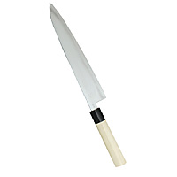 銀三　片刃牛刀　和牛刀 包丁 牛刀 和牛刀 210mm 7寸 21cm 義弘作 銀三鋼 銀紙三号 梨地