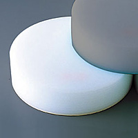 積層 カラー 中華まな板 ベージュ φ450×厚さ103mm - 調理器具のSHOKUBI