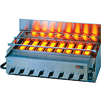 リンナイ ガス赤外線グリラー 下火タイプ LPG RGA-410C(A) 荒磯10号