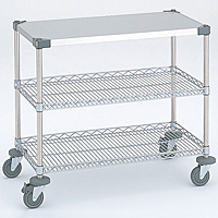�G���N�^�[ �T�C�h�A�b�v ���[�L���O�J�[�g 2�^ �L���X�^�[�a��100mm NWT2MU-S 461�~606mm