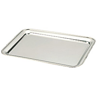 三宝産業 YUKIWA UK 18-8 ステンレス 角盆 ロープ渕 手無 60インチ