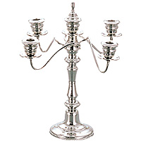 未使用　ユキワ UK 18-8 V型 キャンドルスタンド 5本立 三宝産業 三宝産業 YUKIWA UK 18-8 ステンレス キャンドルスタンド V型 5本立