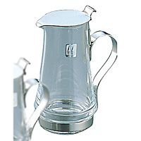 ミルク指し ガラス製 ミルクピッチャー 蓋付 No.1022 100cc - 調理器具のSHOKUBI