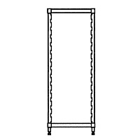 キャンブロ 610型エレメンツ用固定ポストキット EPK2484(H2140) 042412012 ｜キャンブロカムシェルビング（エレメンツエクストラ）可動式
