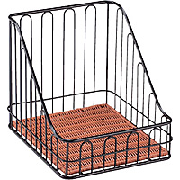 �v���[�g �o�X�P�b�g�X�^���h �p �u���E�� DS506-40-BR H400mm