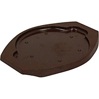 中部コーポレーション トキワ 樹脂製台 ステーキ皿 丸型 セット - 調理 中部コーポレーション トキワ 樹脂製台 ステーキ皿 丸型 セット - 調理