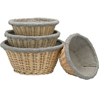 マトファー 発酵カゴ クロス付き 118511 φ240×H125mm - 調理器具のSHOKUBI