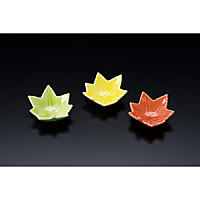 もみじ型珍味入れ 小 約5.5cm 緑 - 調理器具のSHOKUBI