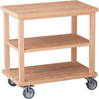 遠藤商事 木製 サービスワゴン ナチュラル - 調理器具のSHOKUBI