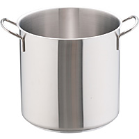 ムラノ インダクション 18-8 ステンレス 寸胴鍋 蓋無 20cm - 調理器具