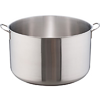 ムラノ インダクション 18-8 ステンレス 半寸胴鍋 蓋無 40cm - 調理