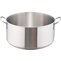 ムラノ インダクション 18-8 ステンレス 外輪鍋 蓋無 36cm - 調理器具