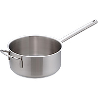 ムラノ インダクション 18-8 ステンレス 片手浅型鍋 蓋無 20cm - 調理