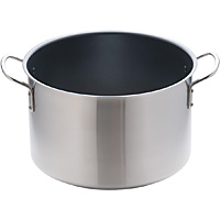 ムラノ インダクション テフロンセレクト 18-8 ステンレス 半寸胴鍋 蓋