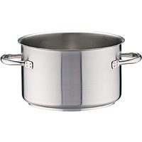 パデルノ グルメシリーズ 18-10 ステンレス 半寸胴鍋 蓋無 1007-18