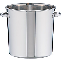 遠藤商事 18-8 ステンレス 寸胴鍋 テーパー付 蓋無 内径33cm - 調理