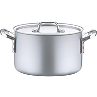 北陸アルミニウム プロセレクト アルミ 半寸胴鍋 目盛付 内径27cm