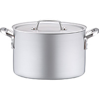 北陸アルミニウム プロセレクト アルミ 半寸胴鍋 目盛付 内径51cm