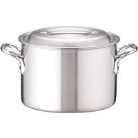 アカオアルミ DONシリーズ アルミ 半寸胴鍋 内径36cm - 調理器具のSHOKUBI