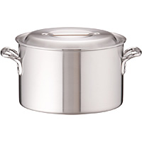 アカオアルミ DONシリーズ アルミ 半寸胴鍋 内径36cm - 調理器具のSHOKUBI