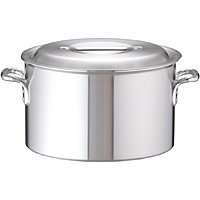 アカオアルミ DONシリーズ アルミ 半寸胴鍋 内径36cm - 調理器具のSHOKUBI