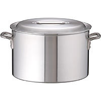 アカオアルミ DONシリーズ アルミ 半寸胴鍋 内径18cm - 調理器具のSHOKUBI