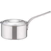 アカオアルミ DONシリーズ アルミ 片手深型鍋 内径15cm - 調理器具の