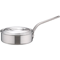 アカオアルミ DONシリーズ アルミ 片手浅型鍋 内径24cm - 調理器具の