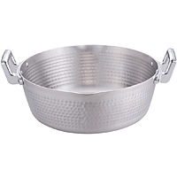 本間製作所 アルミ 両手 雪平鍋 40430 内径30cm - 調理器具のSHOKUBI