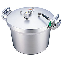 遠藤商事 SA アルミ 圧力鍋 業務用 第2安全装置付 50リットル - 調理