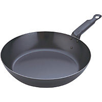 遠藤商事 SA 鉄黒皮 厚板フライパン オーブン用 36cm - 調理器具のSHOKUBI