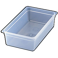 キャンブロ 半透明 フードパン 1/6サイズ 64PP 深さ100mm - 調理器具の