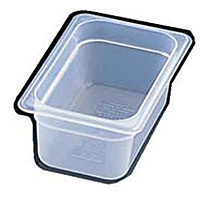 キャンブロ 半透明 フードパン 1/6サイズ 64PP 深さ100mm - 調理器具の