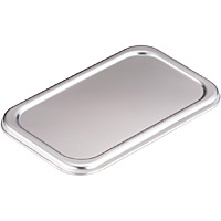 本間冬治工業 弁慶 18-8 ステンレス 長バット 蓋 14型用 - 調理器具の