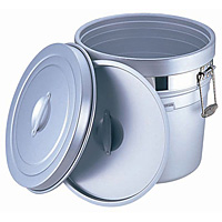 オオイ金属 アルマイト 段付二重食缶 大量用 250-A 20リットル - 調理器具のSHOKUBI